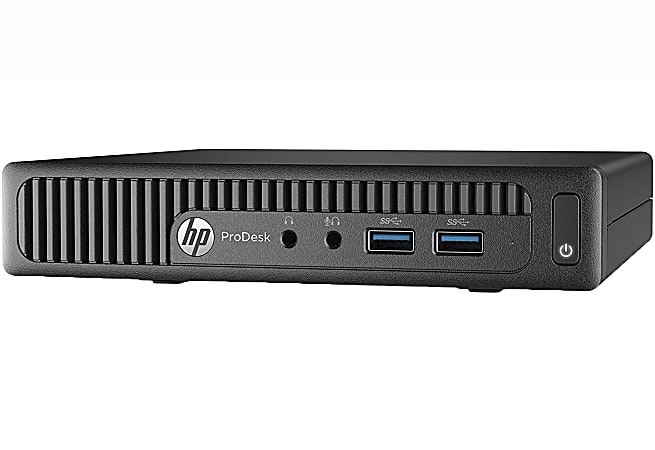 HP ProDesk 400G2 Mini Refurbished Desktop PC, Intel® Core™ i5, 16GB Memory, 512GB Solid State Drive, Windows® 10 Pro, RF610665