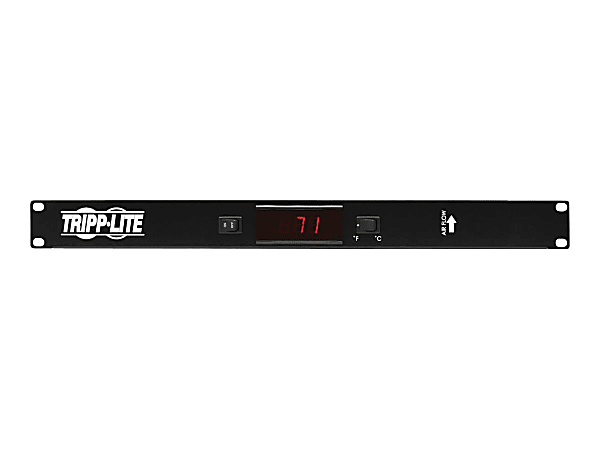 Eaton Tripp Lite Series 1U Blanking Panel with Temperature Sensor and High-Performance Fans - Fan tray blank panel - SRFAN1UTEMP
