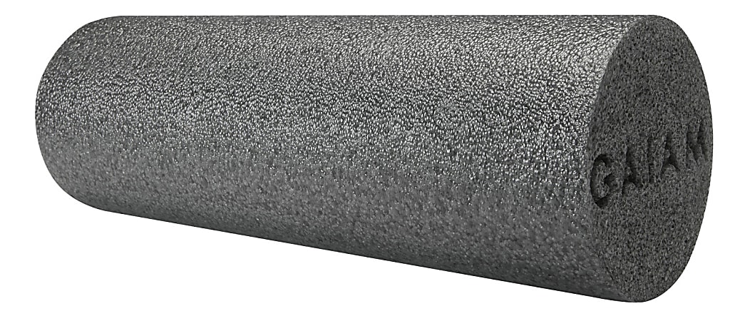 Gaiam Restore Muscle Therapy Foam Roller 18 Gray Office Depot