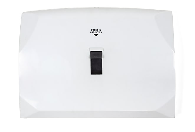 Hospeco Health Gards Lever Activated Toilet Seat Cover Dispenser System, White