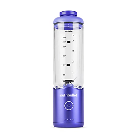 Nutribullet Flex Portable Blender, 22.4 Oz, Violet Purple, Total Qty 1