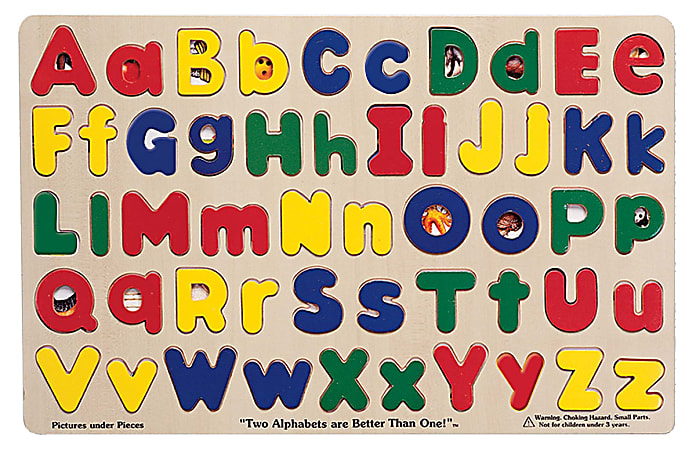 Melissa & Doug Upper And Lowercase Alphabet Puzzle