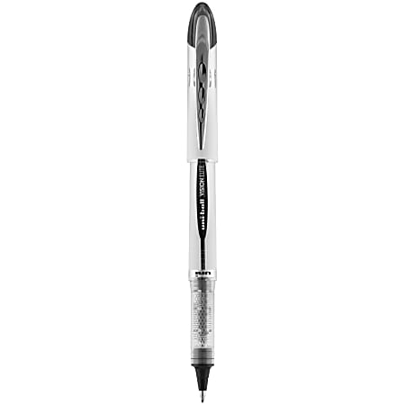 uni-ball® Vision™ Elite™ Rollerball Pen, Bold Point, 0.8 mm, White Barrel, Black Ink