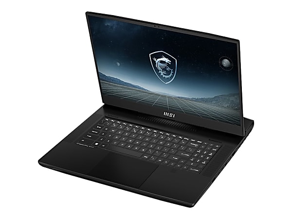 MSI CreatorPro X17 060 Mobile Desktop PC, 17.3" Screen, Intel® Core™ i7, 32GB Memory, 1TB Solid State Drive, Core Black, Windows® 11 Pro, WiFi 6