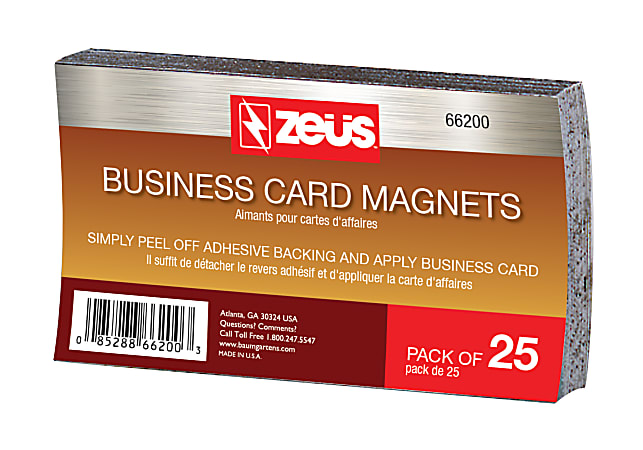 Business on sale card magnets