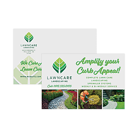 14pt, White Uncoated, Printed 2 Sides Custom Full-Color Postcards, 4" x 6", Box Of 50