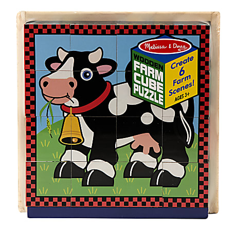 Melissa & Doug Farm Cube Puzzle