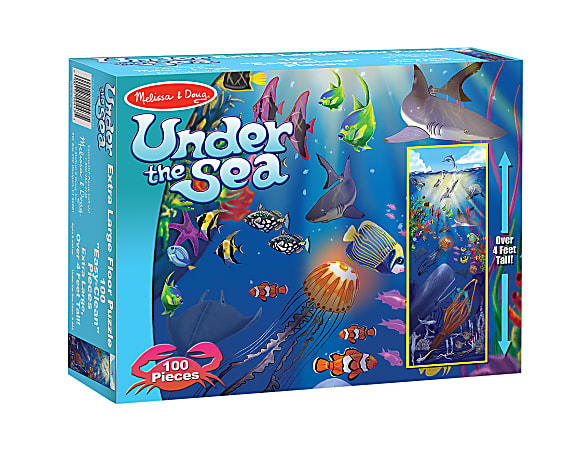 Melissa and doug 100 piece best sale floor puzzles