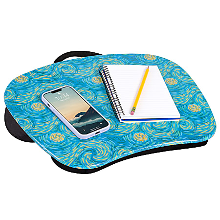 LapGear® MyStyle Lap Desk, 2-5/8”H x 17”W x 13-1/4”D, Starry Blue