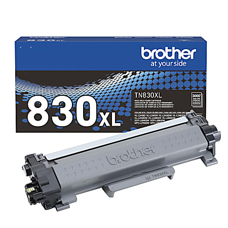 Brother TN830XL Black High Yield Toner Cartridge - Office Depot