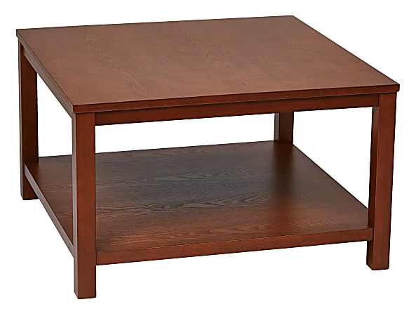Ave Six Merge Coffee Table, Square, Cherry
