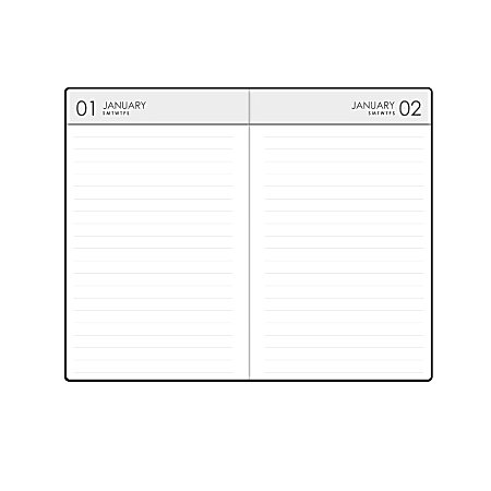 Blue Sky Matte Lam. LGB Non Dated Daily Notes Book 5x8159121 - Office Depot