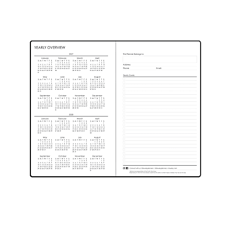 Blue Sky Matte Lam. LGB Non Dated Daily Notes Book 5x8159121 - Office Depot