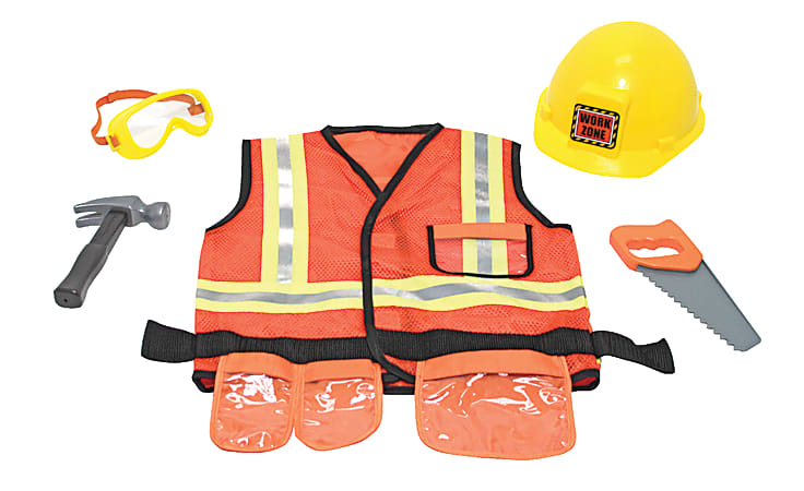 Melissa & Doug Construction Worker Role Play Costume Set