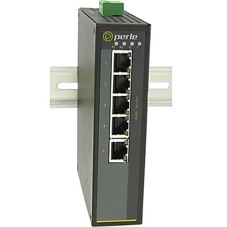 Perle IDS-105G-S2SC40 - Industrial Ethernet Switch - 6 Ports - 10/100/1000Base-T, 1000Base-EX - 2 Layer Supported - Rail-mountable, Panel-mountable, Wall Mountable - 5 Year Limited Warranty
