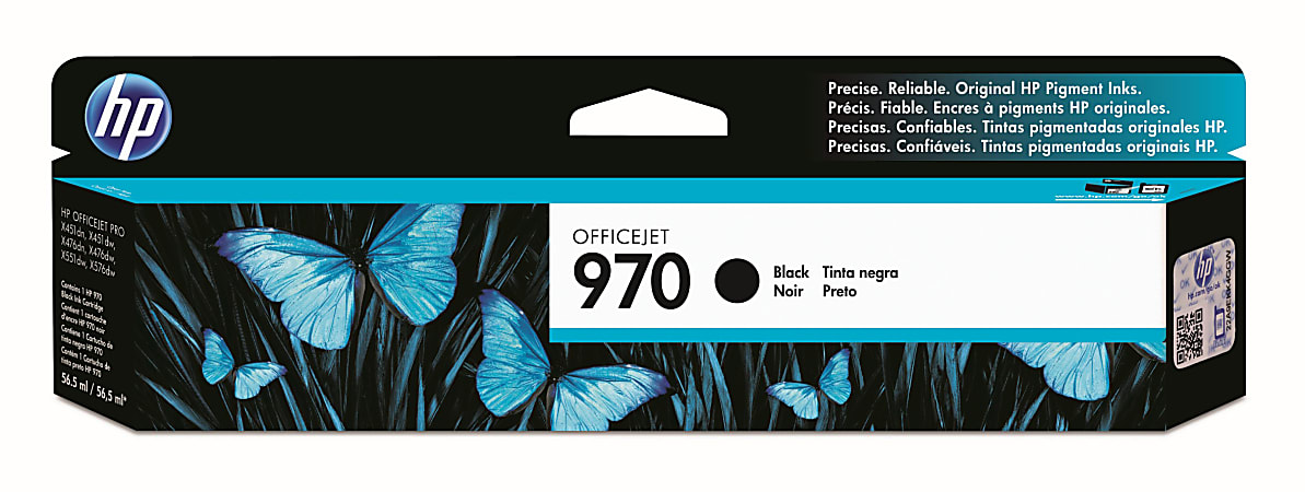 HP 970 Black Ink Cartridge, CN621AM