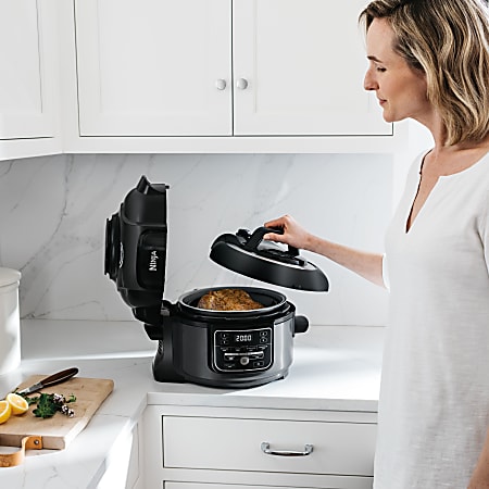Ninja OP101BRN Foodi 7 in 1 Compact Pressure CookerAir Fryer Black