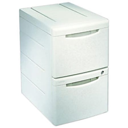 Iceberg Aspira™ Computer Furniture, Mobile File, 28"H x 16 1/2"W x 22"D, Granite/Platinum