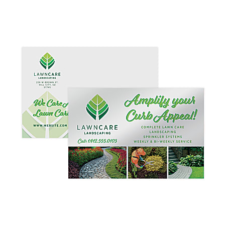 Custom Full-Color Postcards, Printed 2 Sides, 14pt, White High Gloss UV Front, 4" x 6", Box Of 50 Postcards