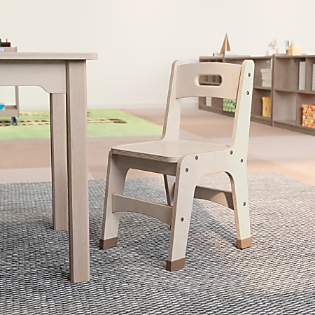 Wooden chair with handle sale