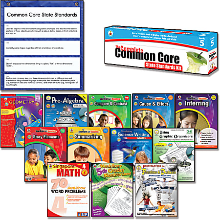 Carson-Dellosa® Complete Common Core State Standards Kit, Grade 5