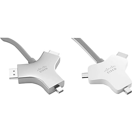 Cisco Multi-Head Cable, 4K, 9 Meters - 29.53 ft HDMI/Mini DisplayPort/USB A/V Cable  - CABHDMIMUL4K9M