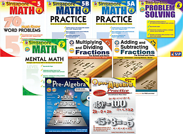 Carson-Dellosa® Common Core Math Standards Kit, Grade 6