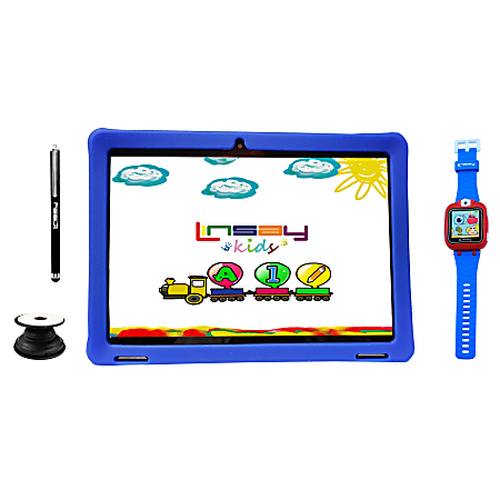Linsay F10IPS Tablet, 10.1" Screen, 2GB Memory, 64GB Storage, Android 13, Kids Blue SW