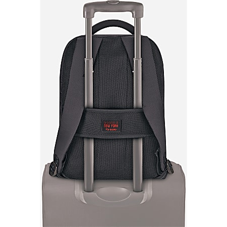 Solo Stealth Backpack With 15.6 Laptop Pocket BlackRed Office Depot