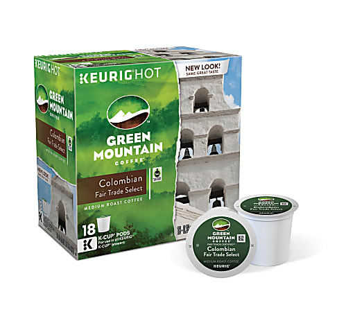 Green Mountain Coffee® Colombian Fair Trade Select Coffee K-Cups®, Box Of 18