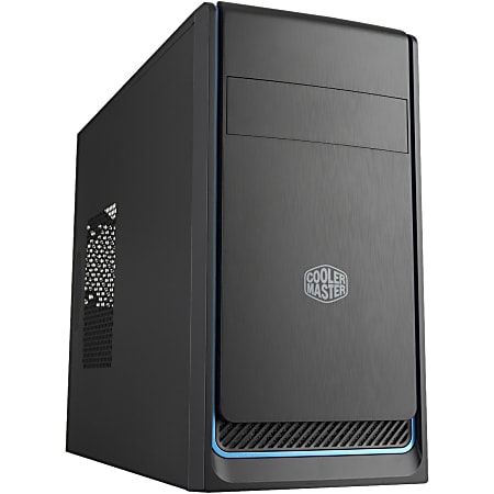 Line Cooler Master MasterBox E300L Computer Case - Mini-tower - Blue - Steel, Plastic - 6 x Bay - 1 x 4.72" x Fan(s) Installed - Micro ATX, Mini ITX Motherboard Supported - 2 x Fan(s) Supported