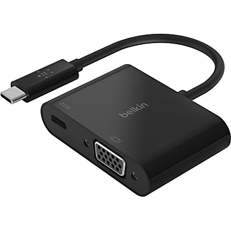Belkin USB-C to VGA + Charge Adapter -