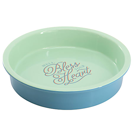 Wanda June Home by Miranda Lambert Breakfast Stoneware Round Pie Pan, 9”, Teal