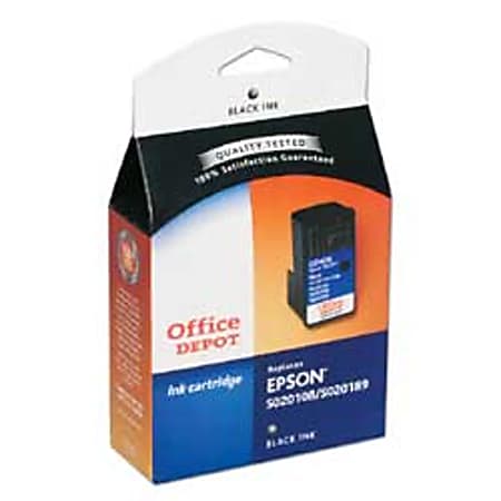 Office Depot® Brand 406 (Epson S020189) Remanufactured Black Ink Cartridge