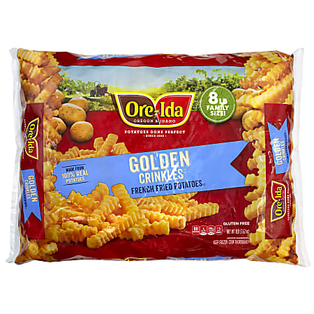Ore Ida Golden Crinkle Cut French Fries, 8-Lb Bag