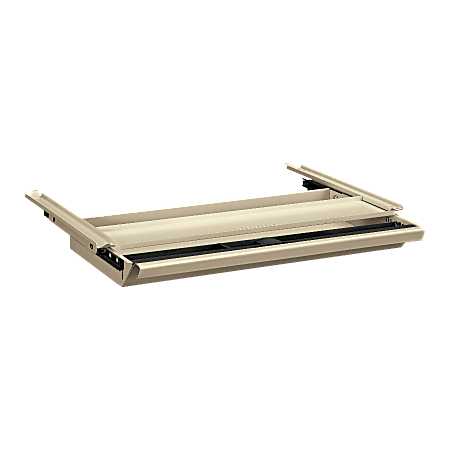 HON®38000 Series Center Drawer, For Double-Pedestal Desk, Putty