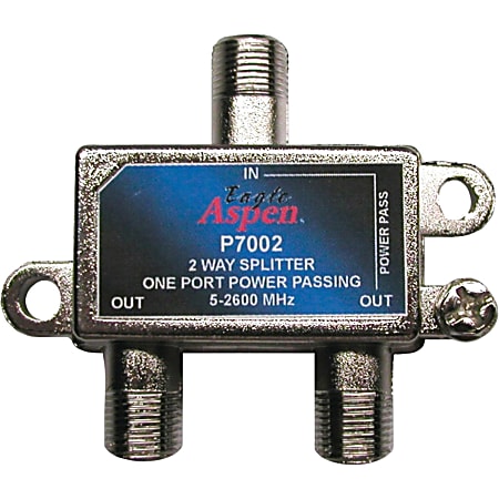 Eagle Aspen P7002 Signal Splitter - 2-way - 2.60 GHz - 5 MHz to 2.60 GHz