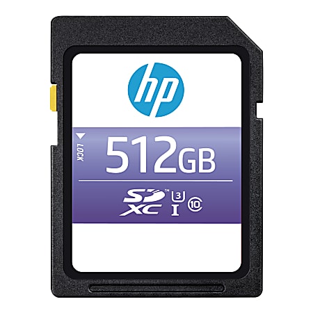 HP sx330 Class 10 U3 SDXC Flash Memory Card, 512GB, P-SD512U395HPSX-GE