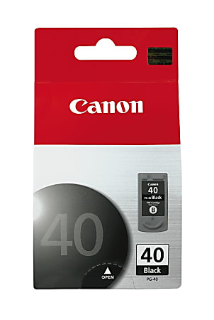 Canon® PG-40 ChromaLife 100 Black Ink Cartridge, 0615B002AA