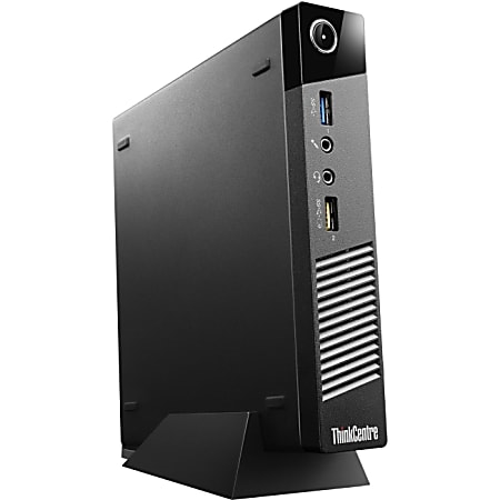 Lenovo ThinkCentre M93p 10AA002CUS Desktop Computer - Intel Core i5 i5-4570T 2.90 GHz - 4 GB DDR3 SDRAM - 500 GB HDD - Windows 7 Professional 64-bit upgradable to Windows 8 Pro - Tiny - Business Black