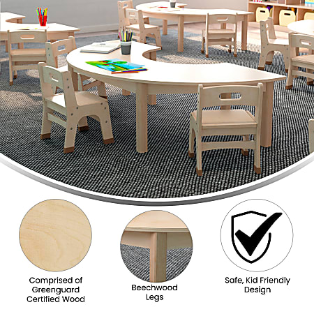 Flash Furniture Bright Beginnings Commercial Classroom Wood