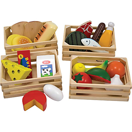 Melissa Doug Food Groups Wooden Set ODP Business Solutions