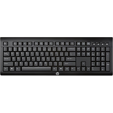 HP K2500 Wireless Keyboard, Black