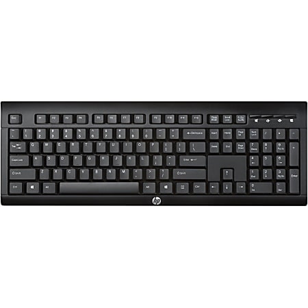 HP K2500 Wireless Keyboard, Black