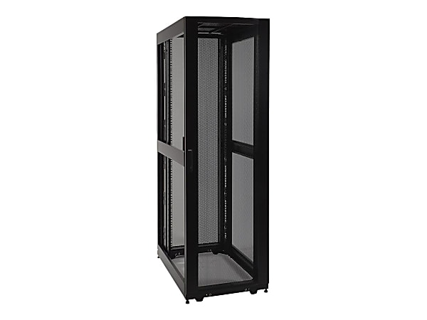 Tripp Lite 42U Rack Enclosure 36" Depth w Doors No Sides 3000lb Capacity - Rack cabinet - black - 42U - 19"