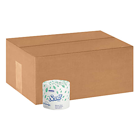 Scott Standard Roll Toilet Paper, 170" Per Roll, Pack Of 80 Rolls