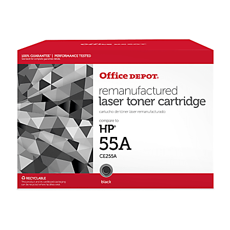 Office Depot® Brand Remanufactured Black Toner Cartridge Replacement For HP 55A