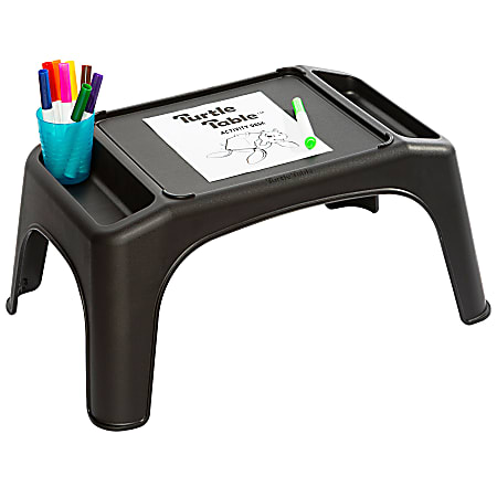 LapGear® Turtle Table Kids Activity Lap Desk Tray, Black