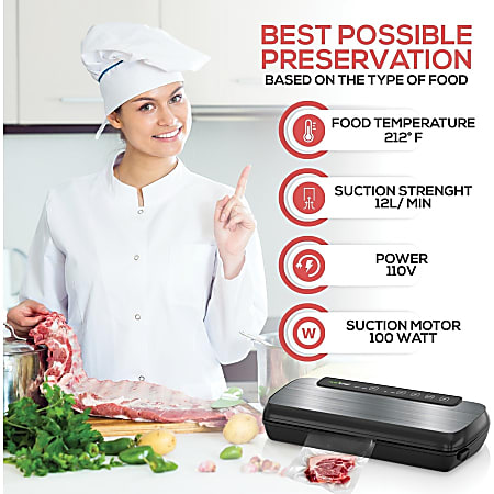 NutriChef - PKVS10BK - Kitchen & Cooking - Vacuum Sealers