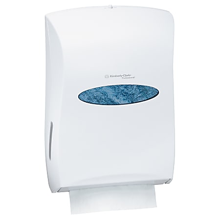 Kimberly-Clark® Professional Universal Touchless Towel Dispenser, 18.9" x 13.3" x 5.9", Pearl White